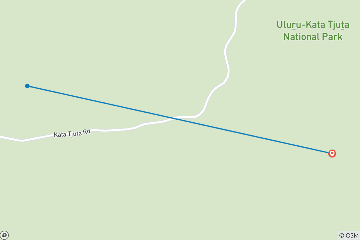 Kaart van Uluru en Kata Tjuta Experience (Superieur, korte vakantie) (3 bestemmingen)