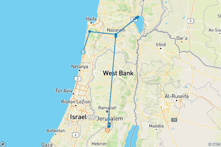 Mapa de Camino Divino: El Viaje de la Fe - 9 Días Especiales