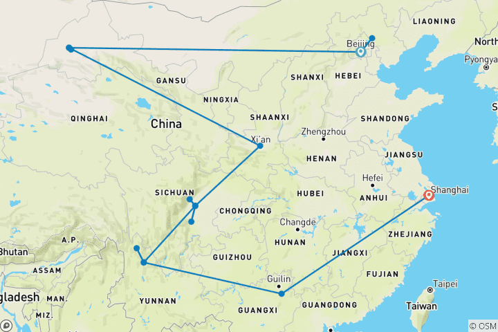 Mapa de Firma: China de la Gran Muralla a Shangri-La National Geographic