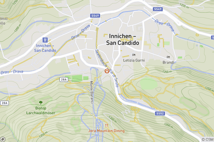 Kaart van Het allerbeste van de Dolomieten: Lago di Misuruna naar Lago di Braies