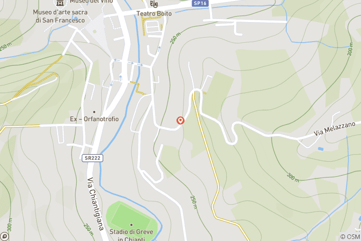 Carte du circuit Le meilleur du Chianti : marche et vin