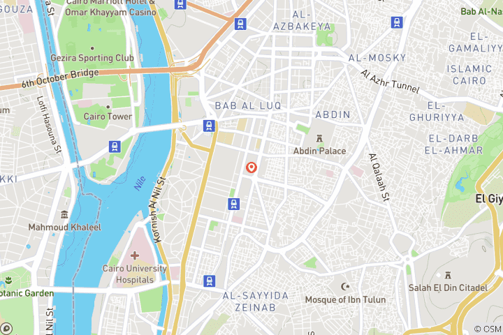 Mapa de El Cairo en 3 días: Pirámides, Museo y Cultura