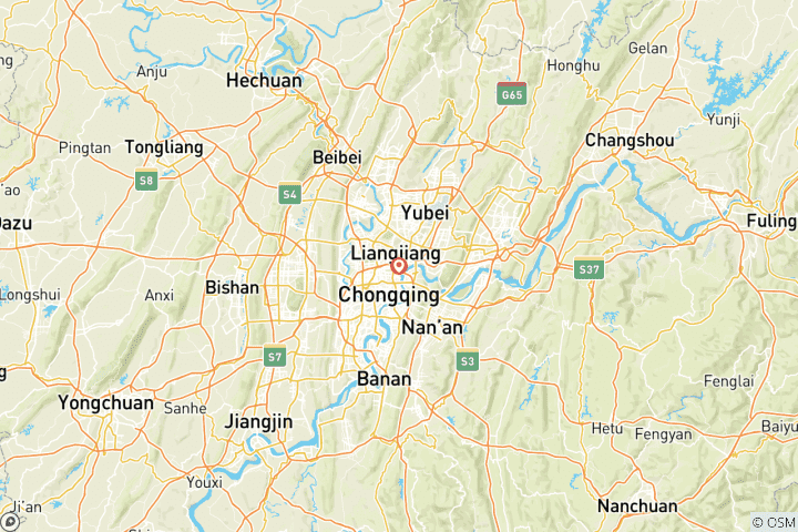 Map of Chongqing City Break (Superior) - 4 days