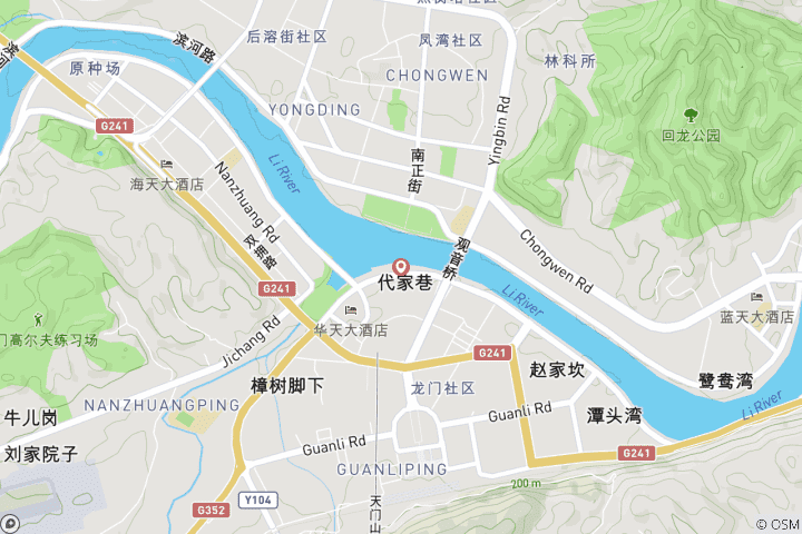 Map of Zhangjiajie City Break (Standard) - 4 days