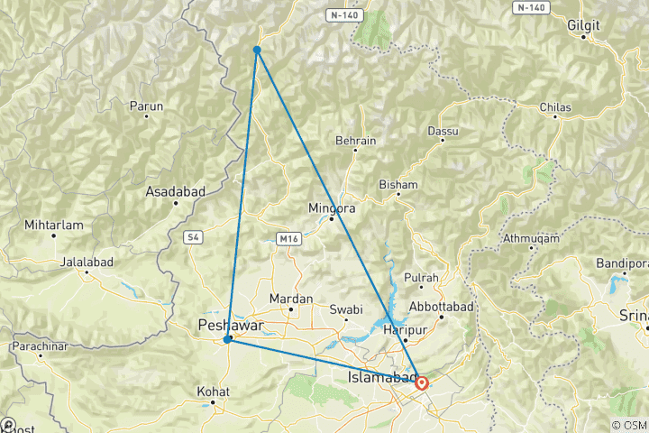 Karte von Chilam Joshi Festival Kalaschtal