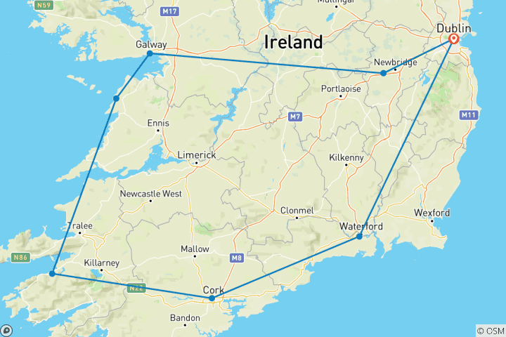 Carte du circuit 10 jours dans les coins et recoins du sud - Circuit en autocar en petit groupe