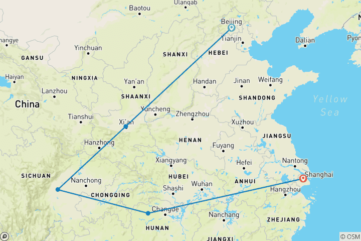 Map of Wonders of China