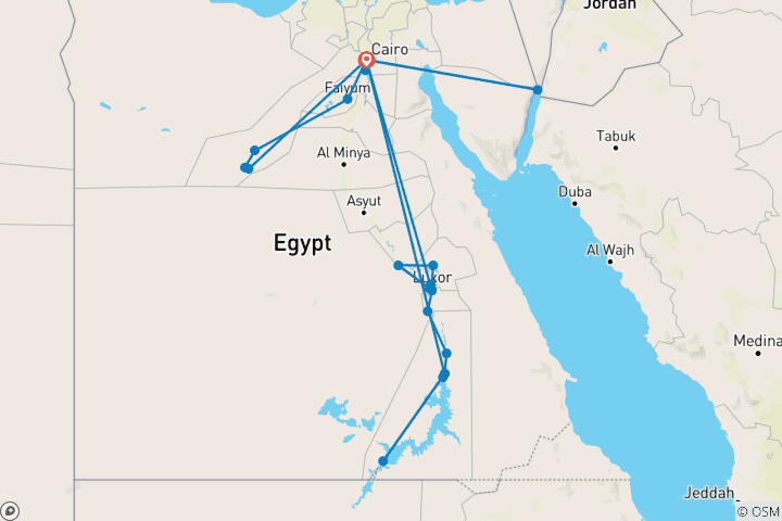 Kaart van DE HARTSLIJN REIS Energie - Reflectie - Aanwezigheid