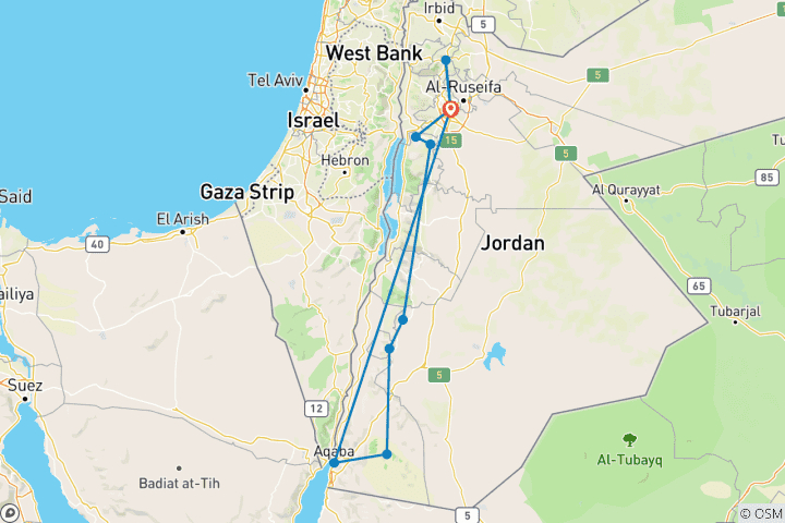 Carte du circuit L'expérience Jordan (classique)