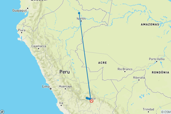 Carte du circuit Pérou : Expédition de femmes