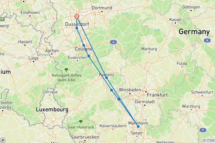 Mapa de Rin, Loreley y ambiente urbano 2027