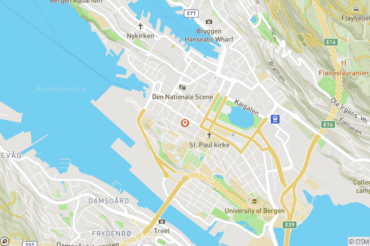 Map of Bergen City Stay - 4 days