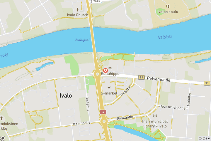 Kaart van Familieavontuur in het noordpoolgebied