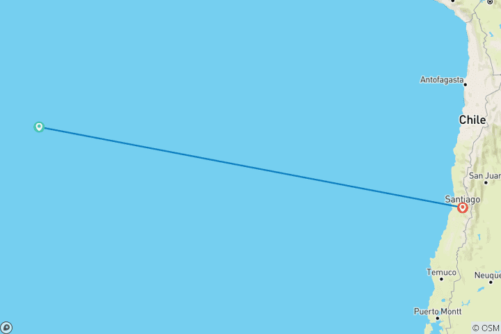 Mapa de Descubrir Rapa Nui con poco presupuesto