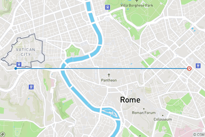 Karte von Rom: Deluxe