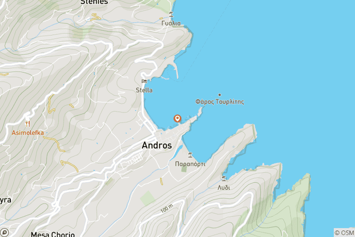 Carte du circuit Retraite de yoga en Grèce