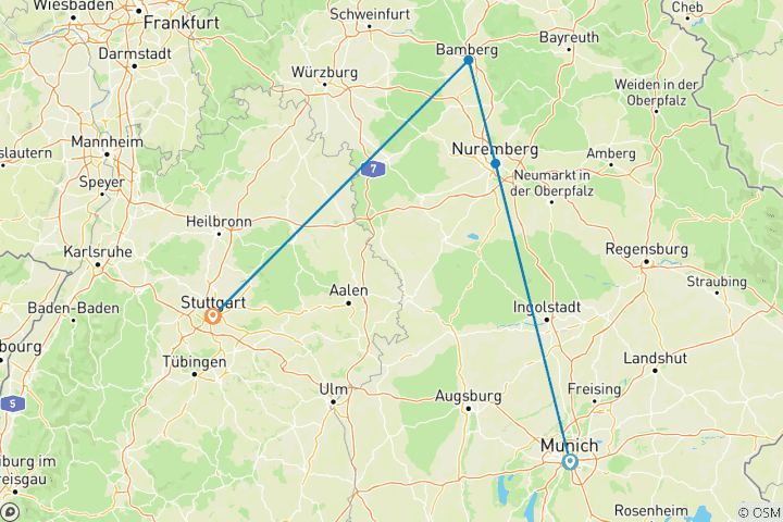 Carte du circuit Autoroute vers Helles