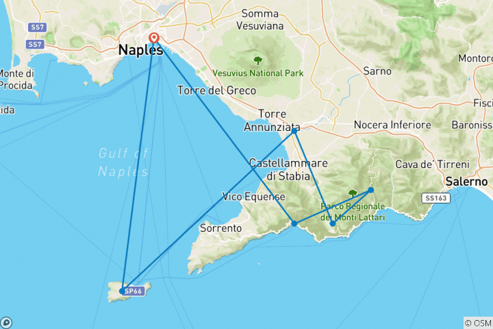 Map of Amalfi Explorer