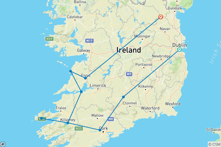 Map of Irish Splendor  (Dublin to Kingscourt) (2027)