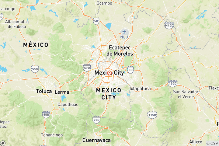 Map of Frida Kahlo Tour Mexico City: Explore Casa Kahlo and Sail in Trajinera