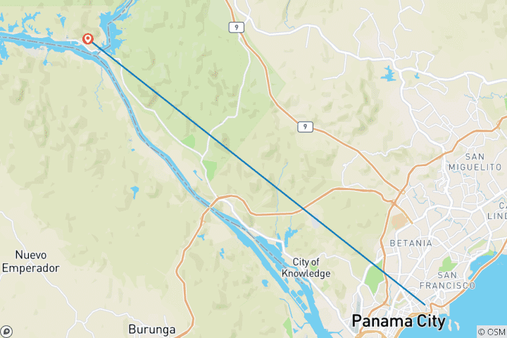 Map of Exclusive Panama: Culture, Nature, and Relaxation in One Journey