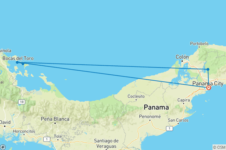 Mapa de Retiro de bienestar Paraíso en Panamá (Sólo para mujeres)