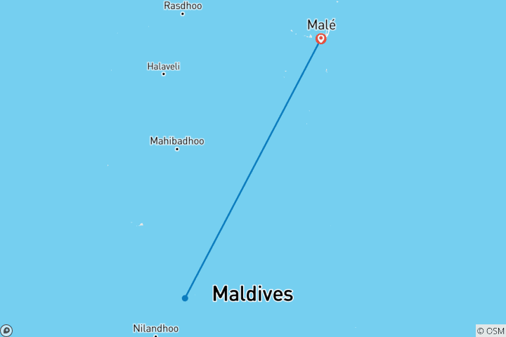 Carte du circuit Tropical Maldives Family Experience - 4 nuits / 5 jours d'escapade sur les îles en hydravion