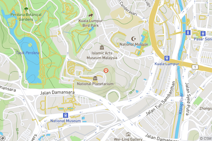 Mapa de Estancia de 4 días en la ciudad de Kuala Lumpur