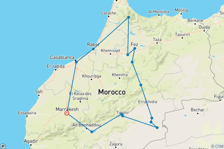 Mapa de Aventura marroquí (Clásico)
