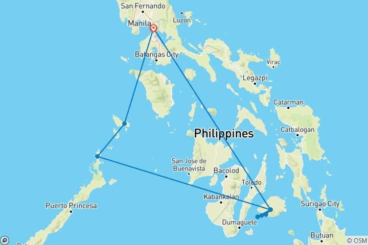 Mapa de Filipinas Fantástica