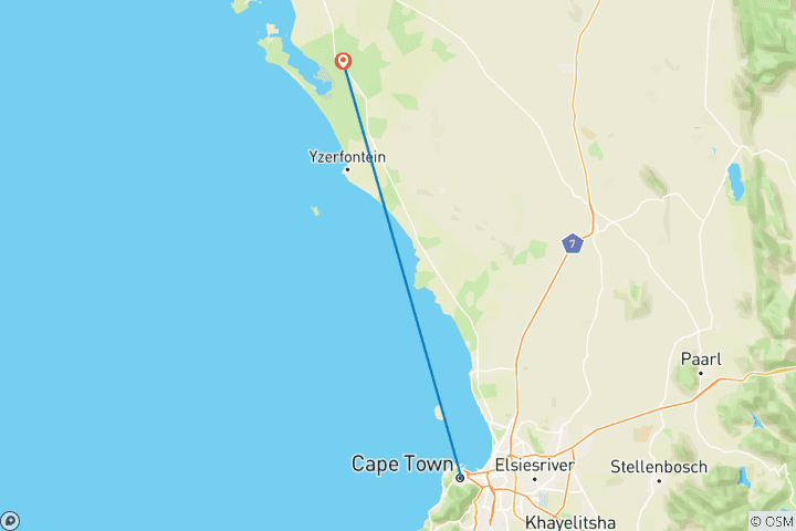 Map of West Coast Xplorer