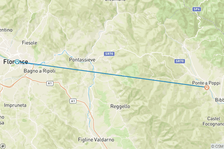 Carte du circuit Toscane | Femmes seulement