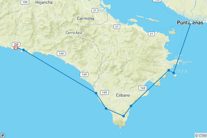 Mapa de Playa y sol - Península
