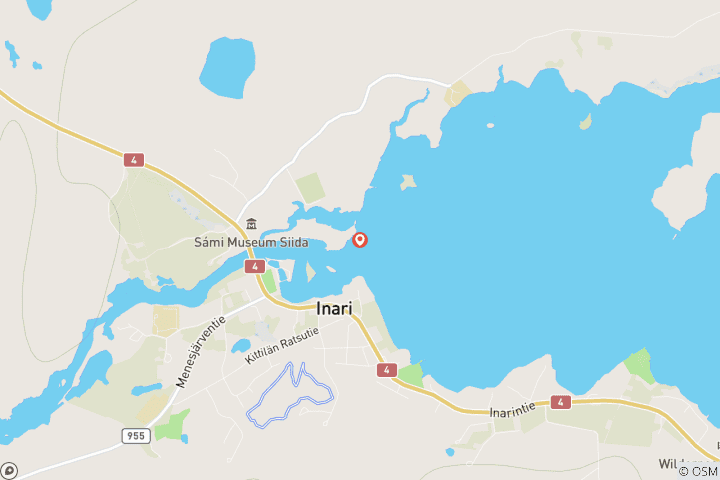 Kaart van Het echte Lapland (Inari)
