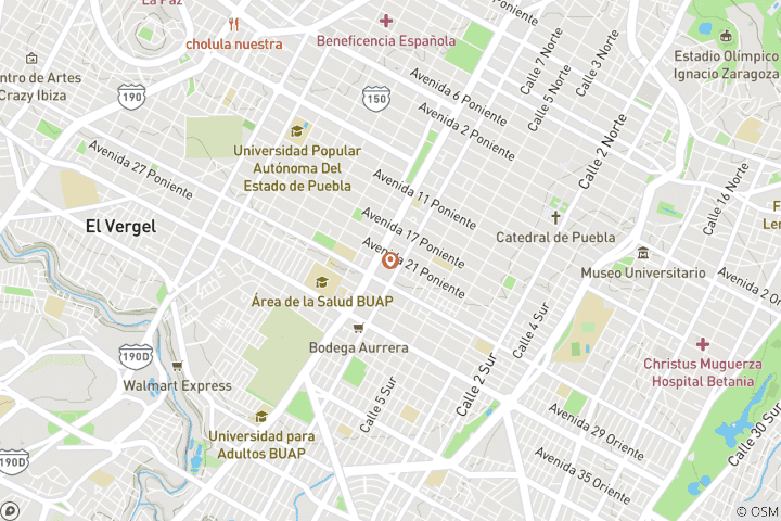 Mapa de Excursión del Día de los Muertos: campos de cempasúchiles y calaveras gigantes en Atlixco