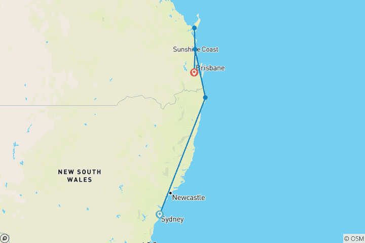 Map of Australia: City to Surf (From Apr '27)