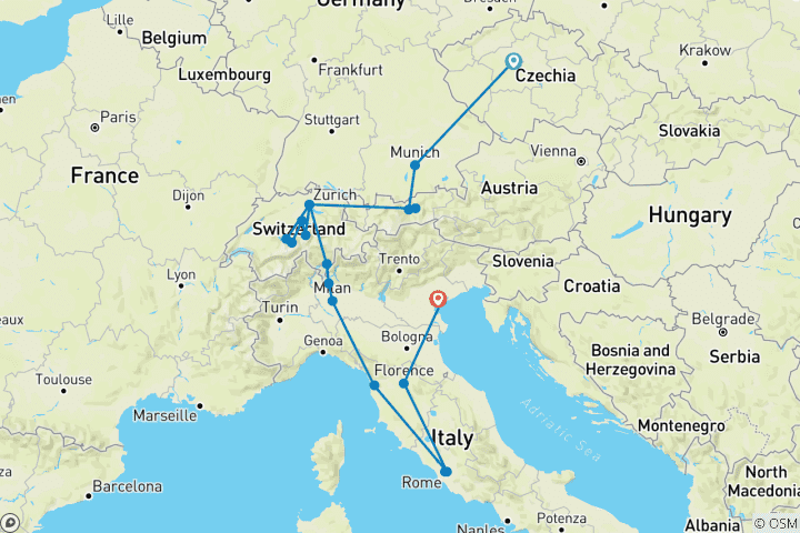 Map of A Four Seasons Journey