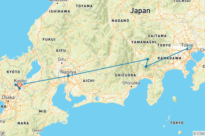 Map of Central Japan End Kyoto (including Fushimi)
