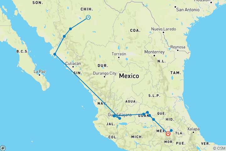 Kaart van Mexico: Traditie en moderniteit