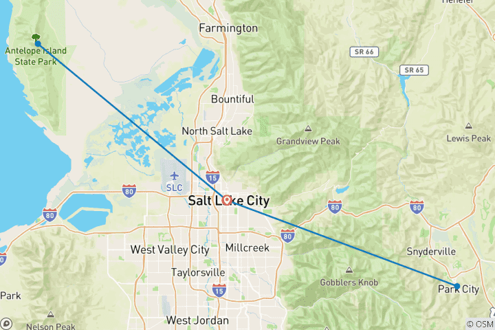 Map of Salt Lake City: History of the American West