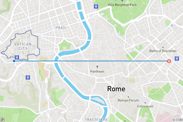 Kaart van Rome: De mooiste plekken van de eeuwige stad