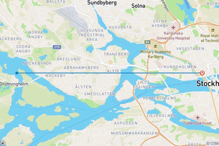 Carte du circuit Découvrez la magie de Stockholm : des icônes de la pop à la splendeur royale