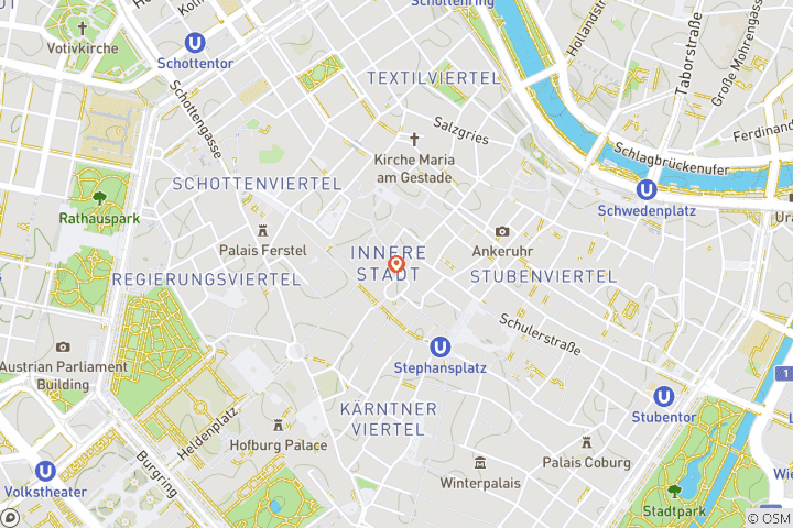 Mapa de La magia invernal imperial de Viena, por @angeliquetouche