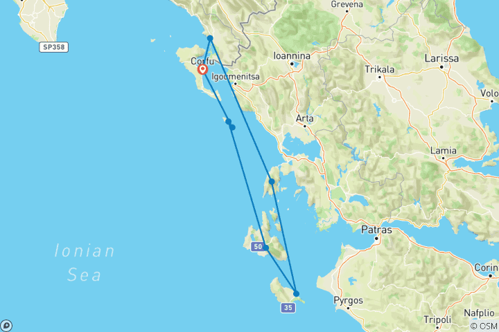 Map of Illyrian Cruise 2027
