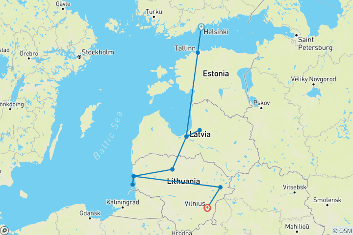 Map of Baltic Experience