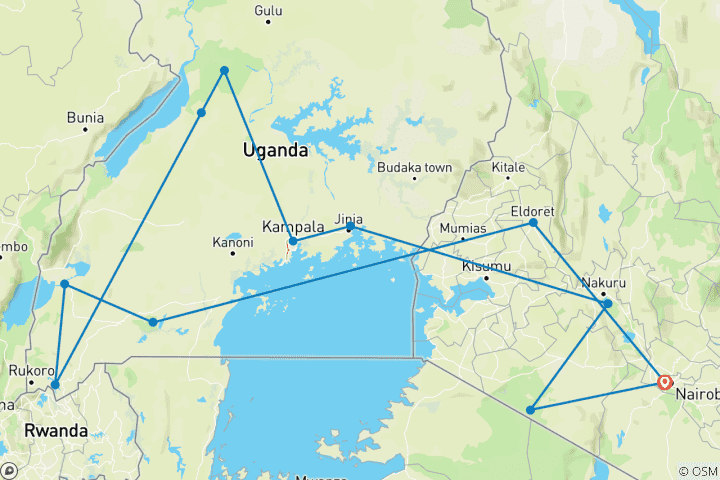 Map of Gorillas & Plains