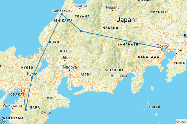 Map of Japan Real Food Adventure