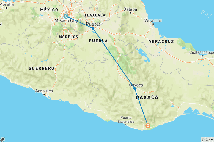 Map of Mexico Real Food Adventure