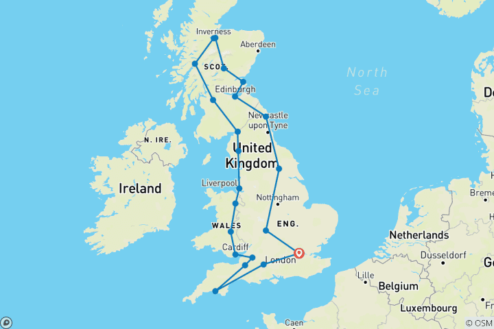 Map of Essential Britain