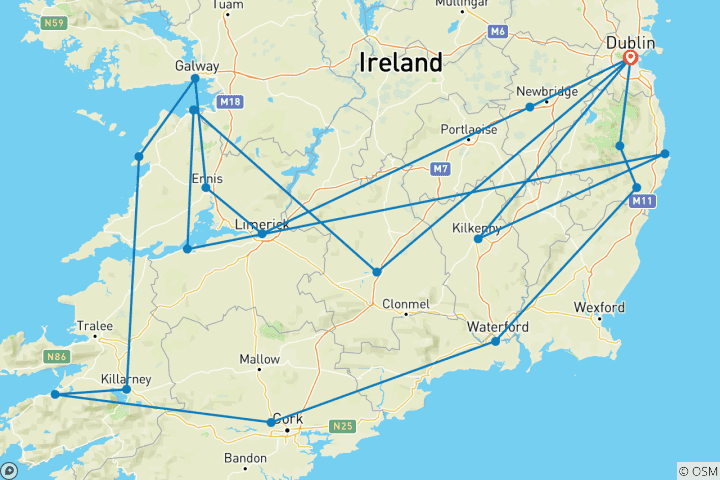 Map of Introduction to Ireland